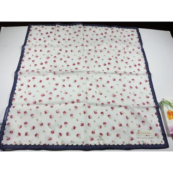 Private Label Lot Of 4 Handkerchief Neckerchief Bandana Scarf - Picture 3 of 5